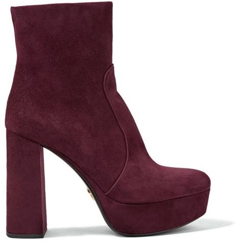 prada flat boots|prada suede platform boots.